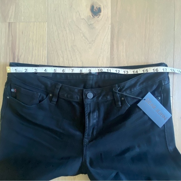 DEAR JOHN Backstage Flare Black Wash Denim Jeans size 32 - Picture 9 of 14